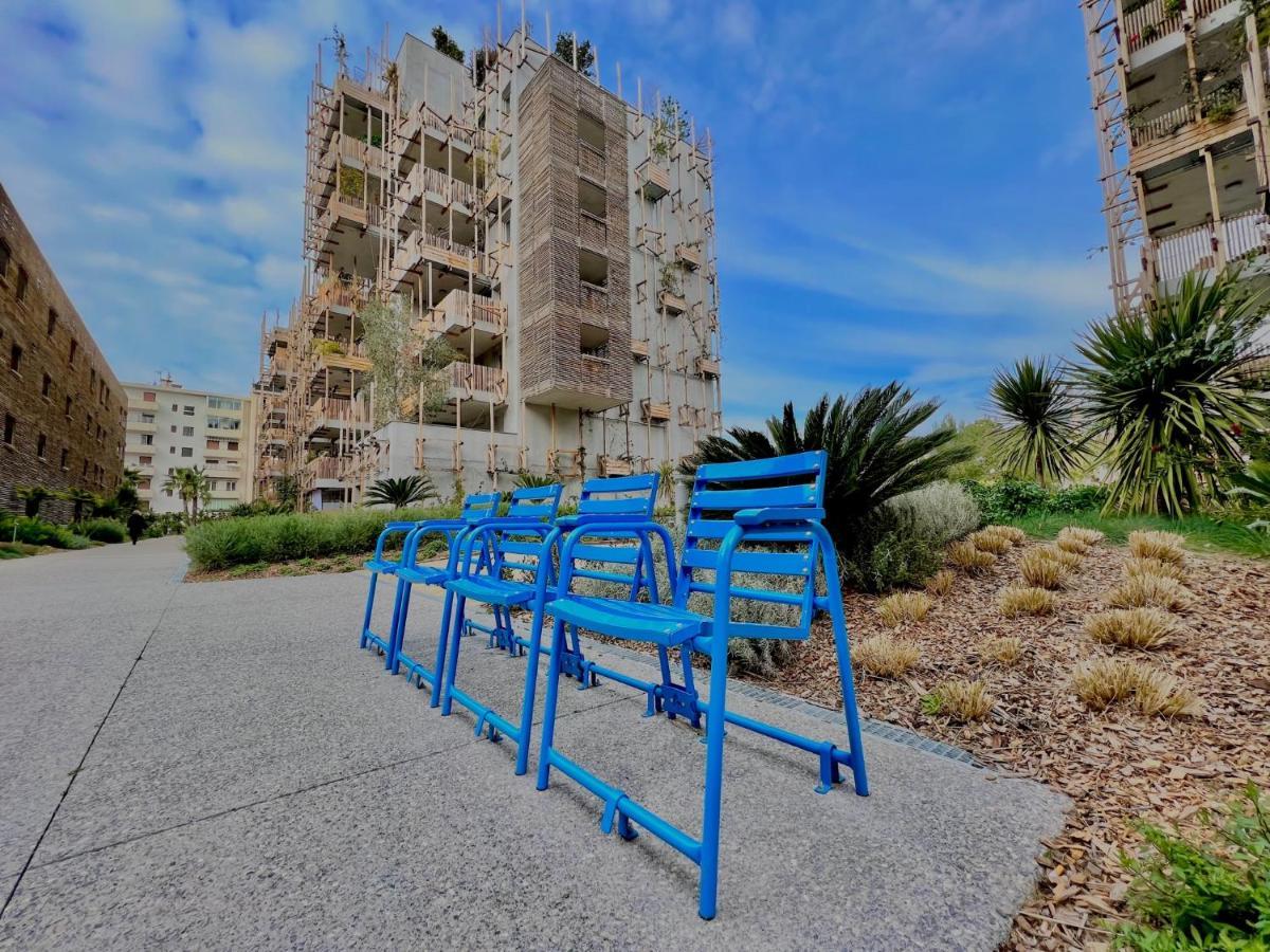 Aparthotel Riviera - Superbe 3 Pieces Avec Terrasse Plein Sud Et Parking Ac- La Terrasse Du Jardin Du Ray Νίκαια Εξωτερικό φωτογραφία